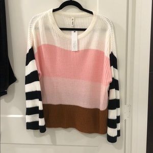 Vici color block sweater